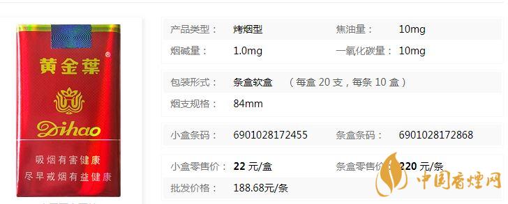 黃金葉一代天驕多少錢一盒？黃金葉一代天驕價格一覽
